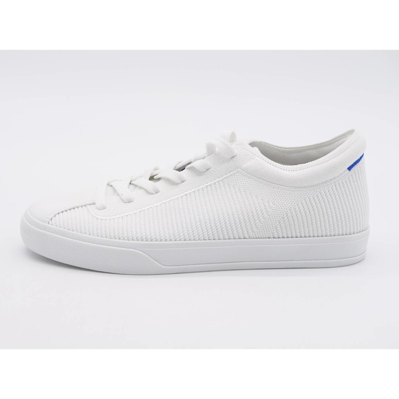 Rothy's Lace Up Sneakers Womens 9 White Recycled Knit Low Top Casual Shoes - Picture 2 of 11